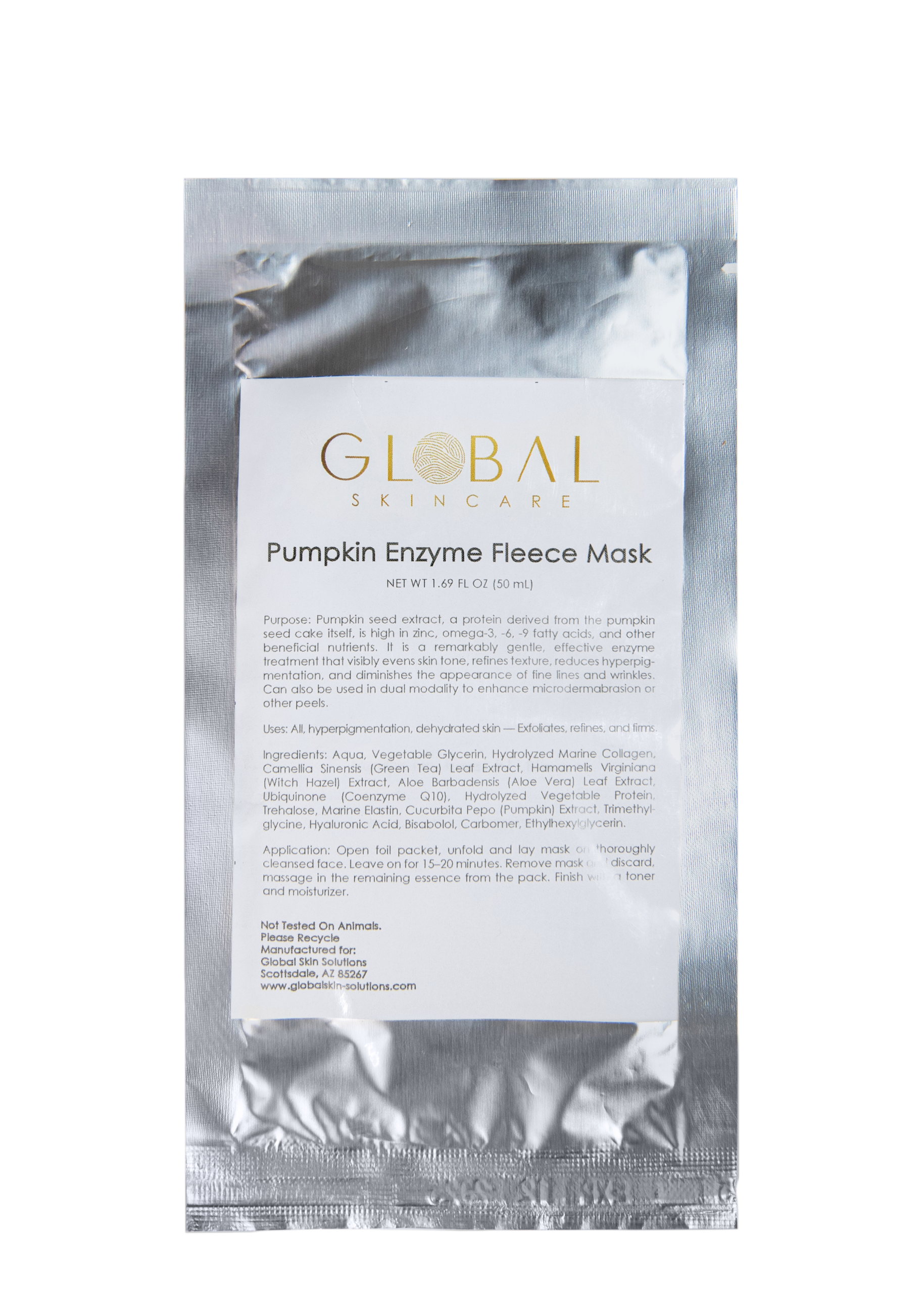 Pumpkin Enzyme Fleece Mask