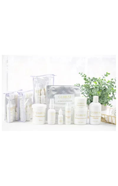 GLO UP  Exfoliating &  Brightening Treatment in a Box